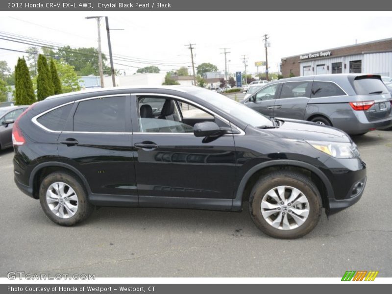 Crystal Black Pearl / Black 2012 Honda CR-V EX-L 4WD
