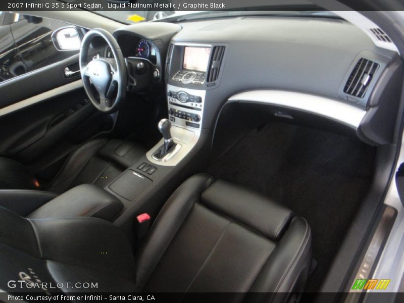Liquid Platinum Metallic / Graphite Black 2007 Infiniti G 35 S Sport Sedan