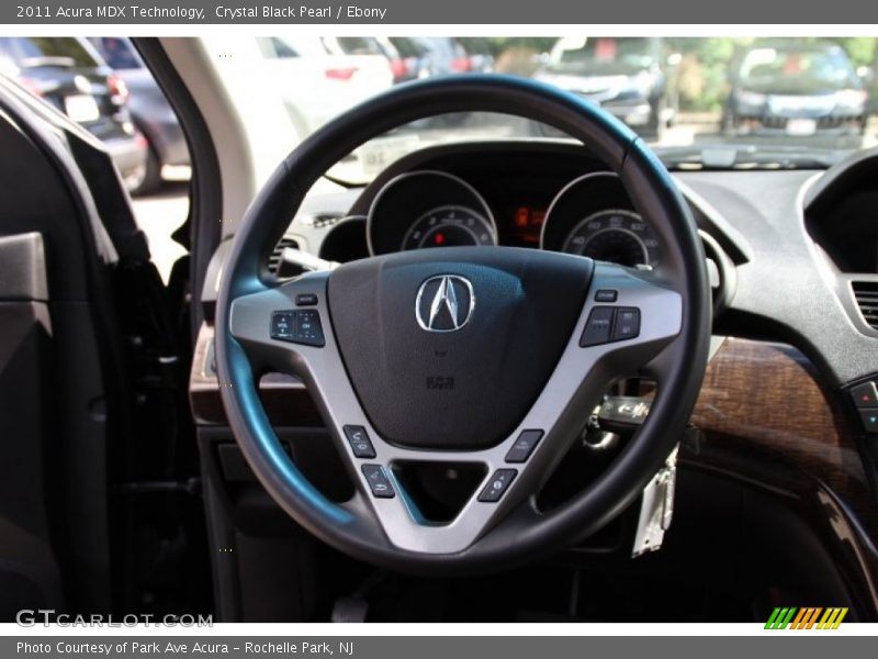 Crystal Black Pearl / Ebony 2011 Acura MDX Technology