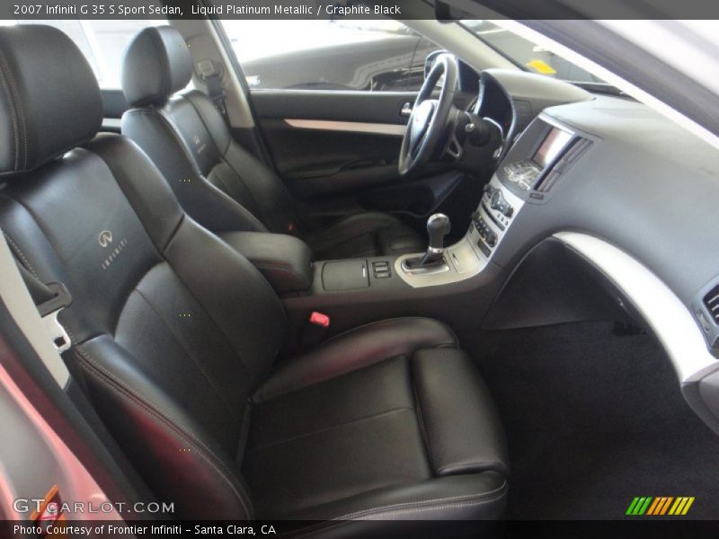 Liquid Platinum Metallic / Graphite Black 2007 Infiniti G 35 S Sport Sedan