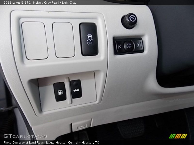 Nebula Gray Pearl / Light Gray 2012 Lexus IS 250