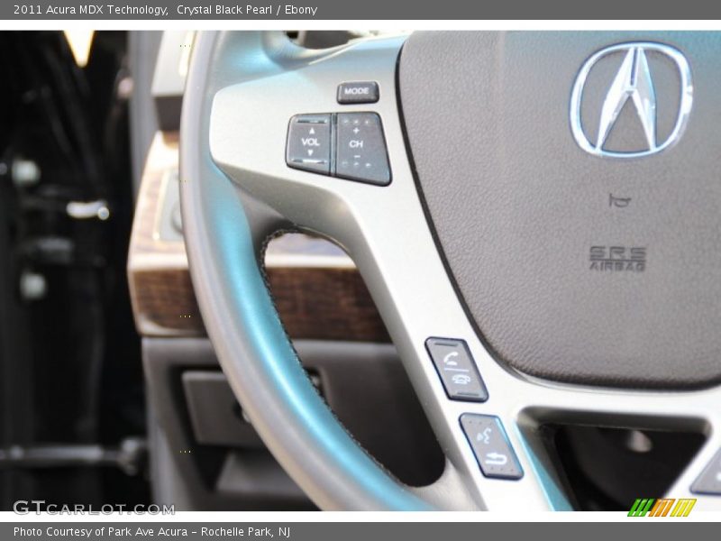 Crystal Black Pearl / Ebony 2011 Acura MDX Technology