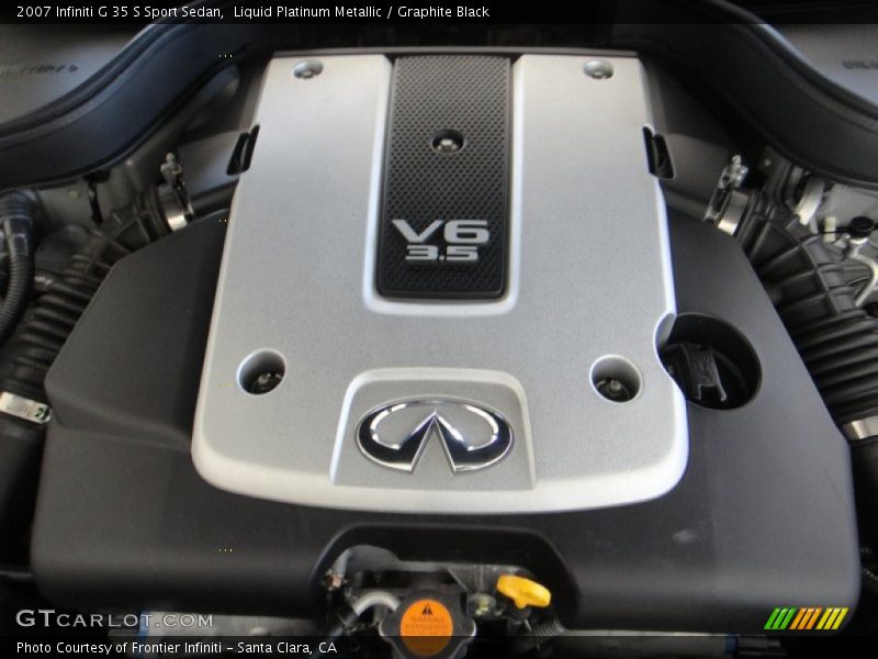 Liquid Platinum Metallic / Graphite Black 2007 Infiniti G 35 S Sport Sedan