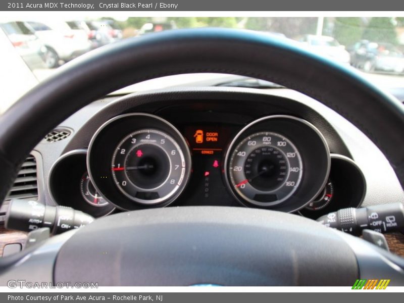 Crystal Black Pearl / Ebony 2011 Acura MDX Technology
