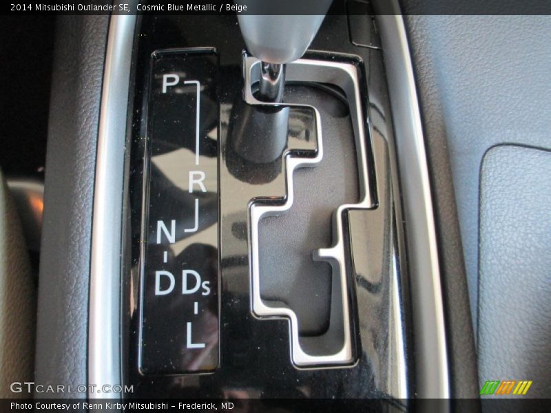 Cosmic Blue Metallic / Beige 2014 Mitsubishi Outlander SE