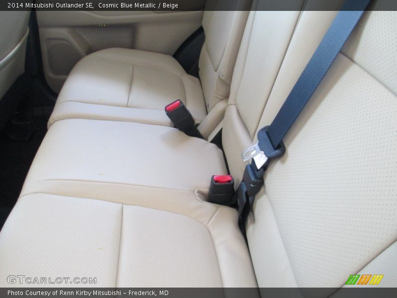 Cosmic Blue Metallic / Beige 2014 Mitsubishi Outlander SE