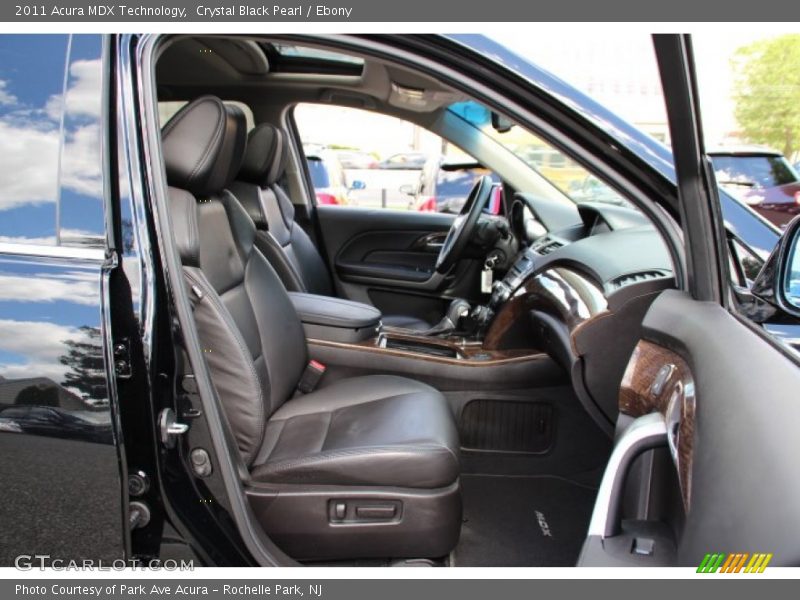 Crystal Black Pearl / Ebony 2011 Acura MDX Technology