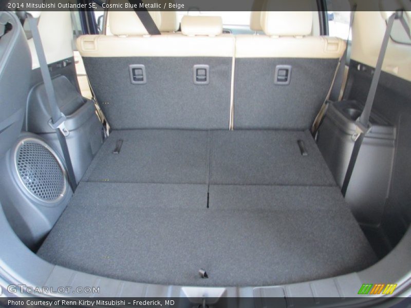 Cosmic Blue Metallic / Beige 2014 Mitsubishi Outlander SE