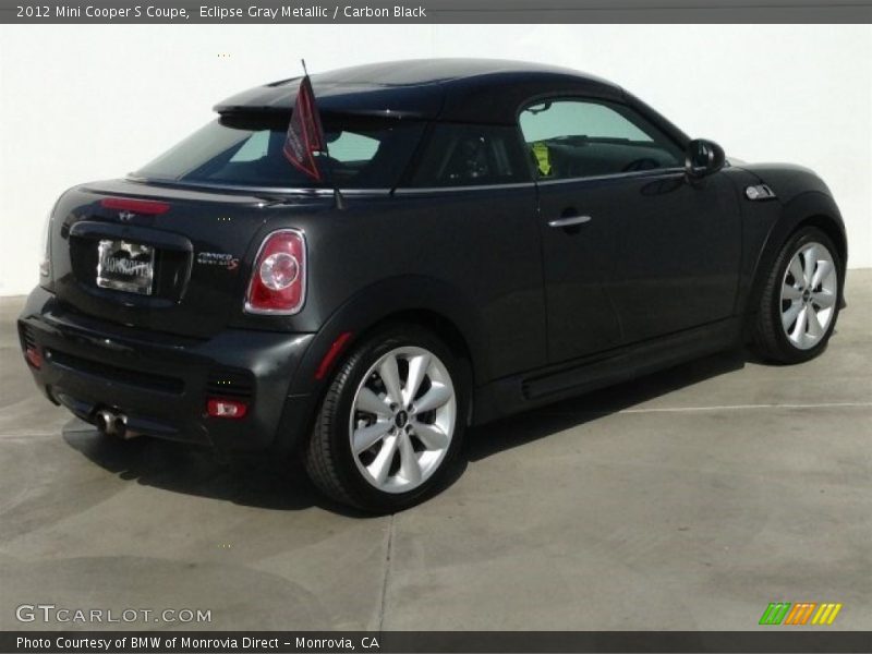 Eclipse Gray Metallic / Carbon Black 2012 Mini Cooper S Coupe
