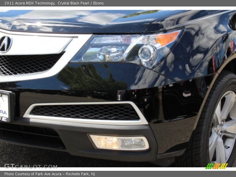Crystal Black Pearl / Ebony 2011 Acura MDX Technology