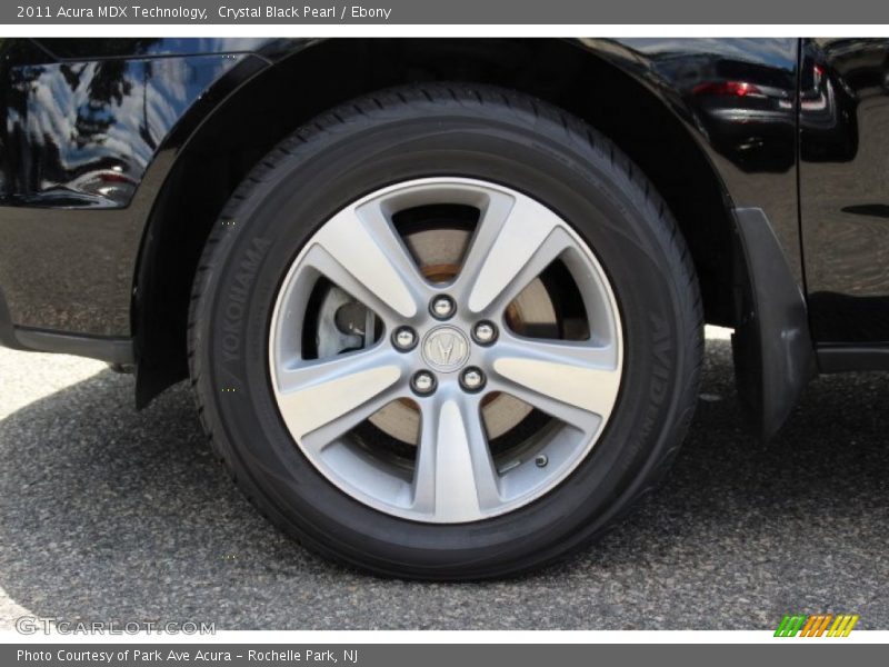 Crystal Black Pearl / Ebony 2011 Acura MDX Technology