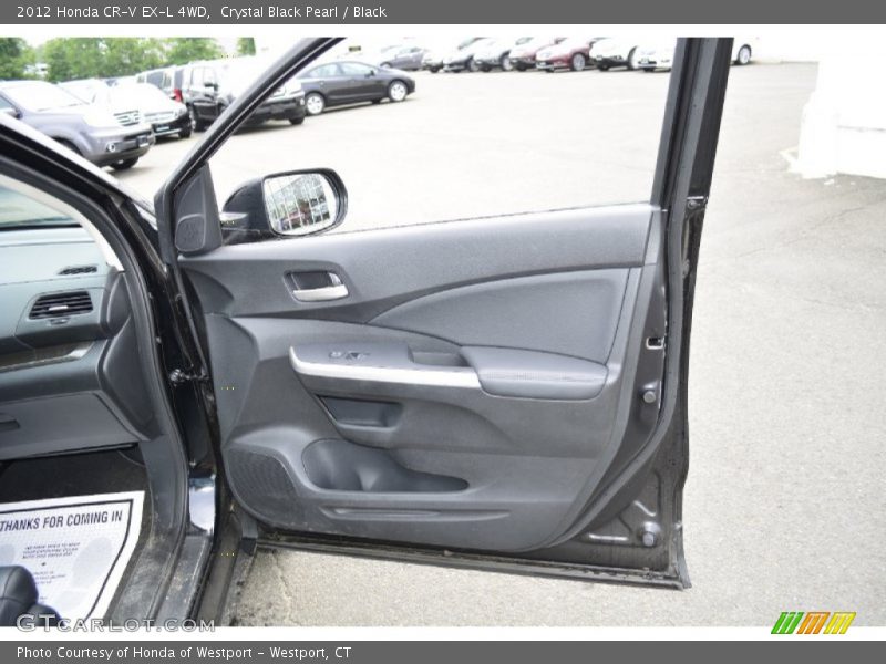 Crystal Black Pearl / Black 2012 Honda CR-V EX-L 4WD