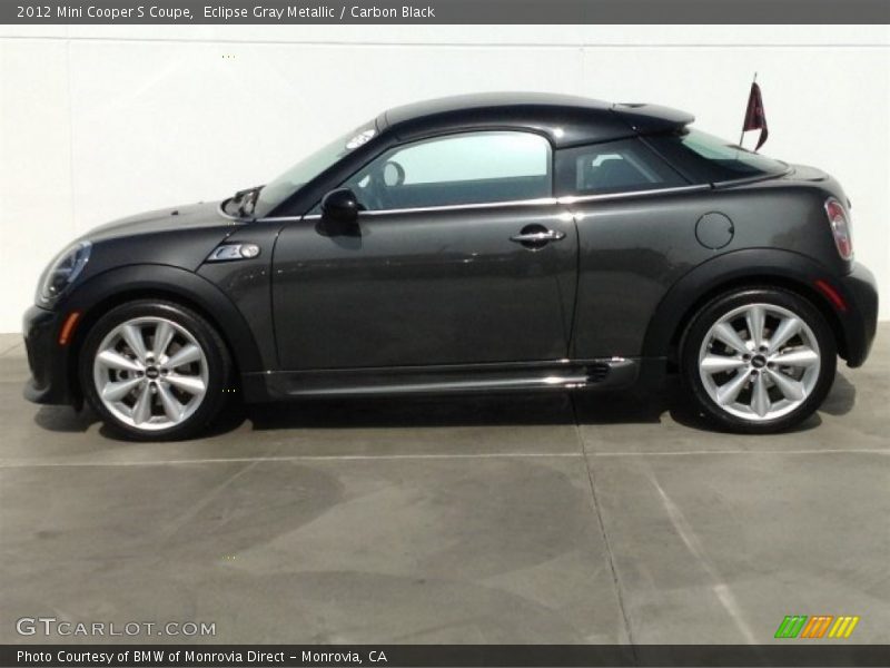 Eclipse Gray Metallic / Carbon Black 2012 Mini Cooper S Coupe