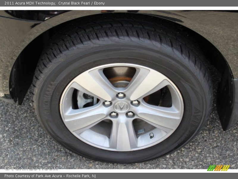 Crystal Black Pearl / Ebony 2011 Acura MDX Technology