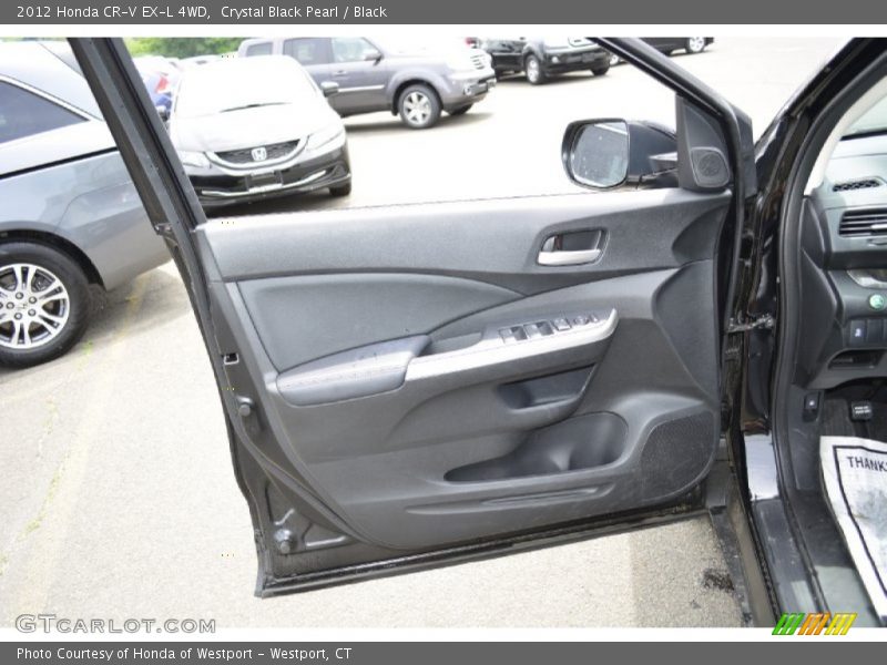 Crystal Black Pearl / Black 2012 Honda CR-V EX-L 4WD
