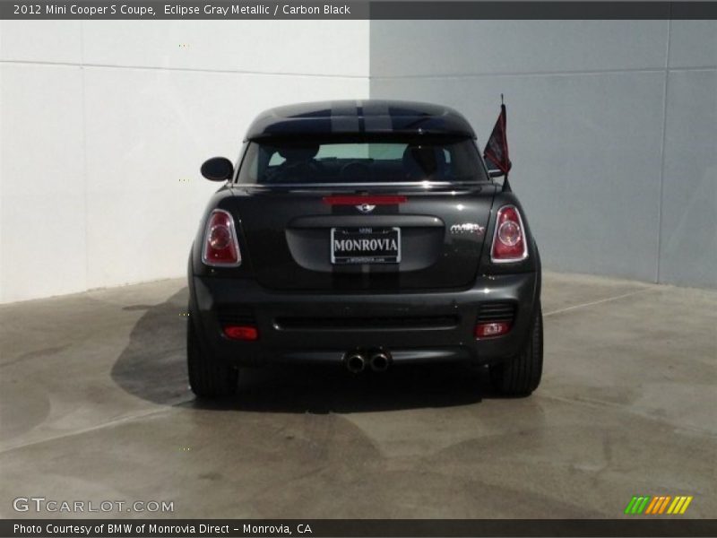 Eclipse Gray Metallic / Carbon Black 2012 Mini Cooper S Coupe