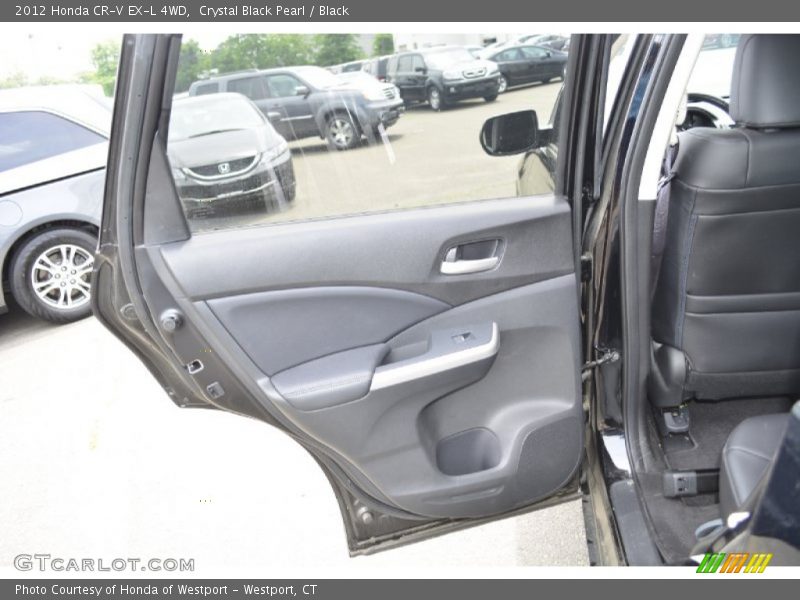 Crystal Black Pearl / Black 2012 Honda CR-V EX-L 4WD