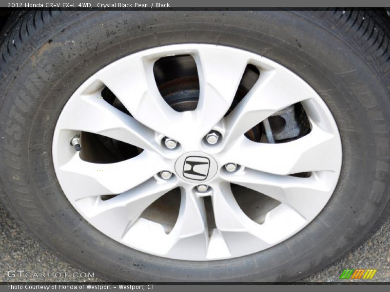 Crystal Black Pearl / Black 2012 Honda CR-V EX-L 4WD