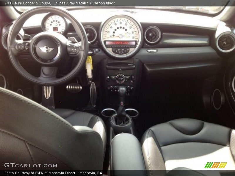 Eclipse Gray Metallic / Carbon Black 2012 Mini Cooper S Coupe