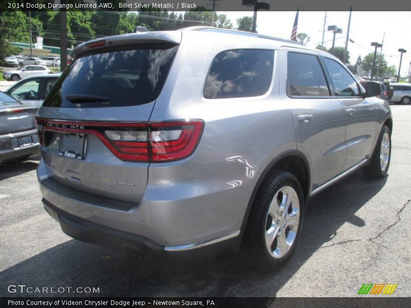 Billet Silver Metallic / Black 2014 Dodge Durango Limited AWD