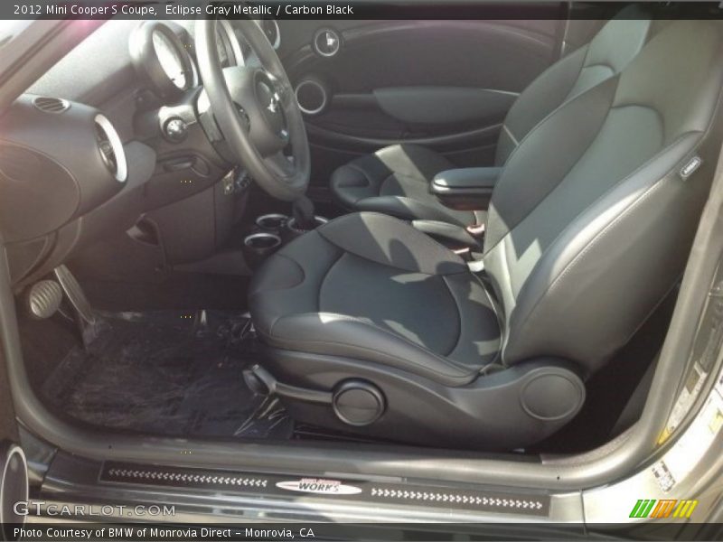 Eclipse Gray Metallic / Carbon Black 2012 Mini Cooper S Coupe