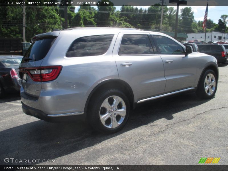 Billet Silver Metallic / Black 2014 Dodge Durango Limited AWD