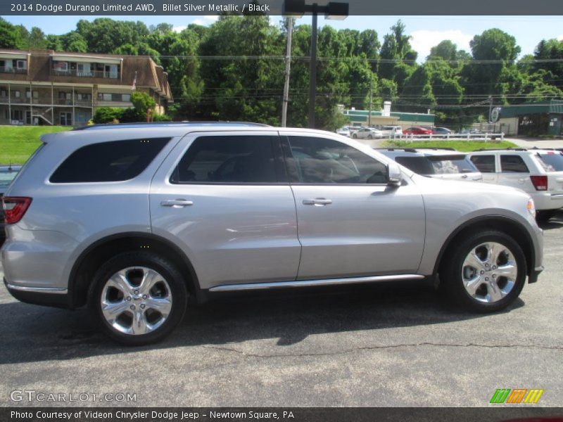 Billet Silver Metallic / Black 2014 Dodge Durango Limited AWD