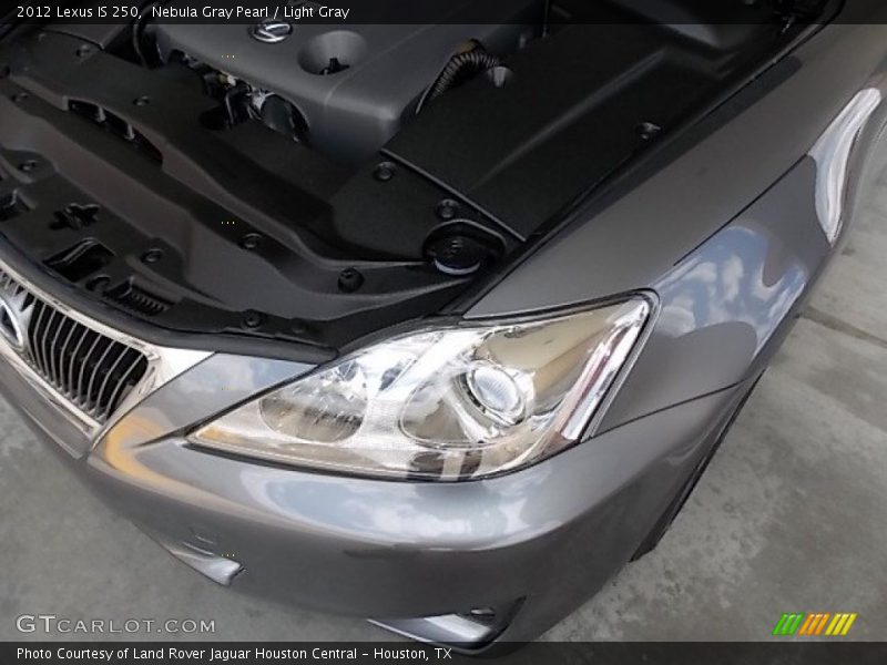 Nebula Gray Pearl / Light Gray 2012 Lexus IS 250