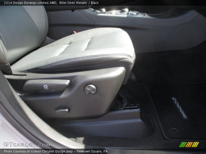 Billet Silver Metallic / Black 2014 Dodge Durango Limited AWD