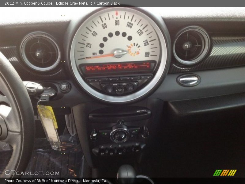Eclipse Gray Metallic / Carbon Black 2012 Mini Cooper S Coupe