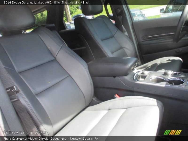 Billet Silver Metallic / Black 2014 Dodge Durango Limited AWD