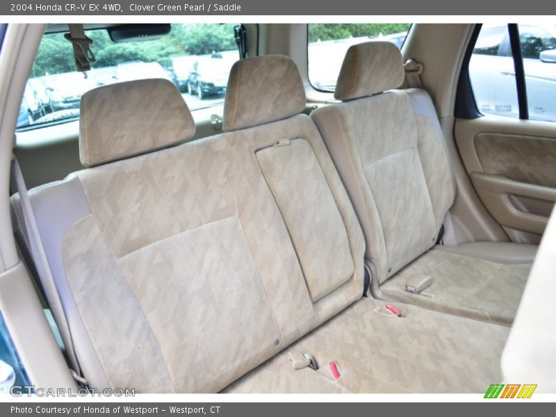 Clover Green Pearl / Saddle 2004 Honda CR-V EX 4WD