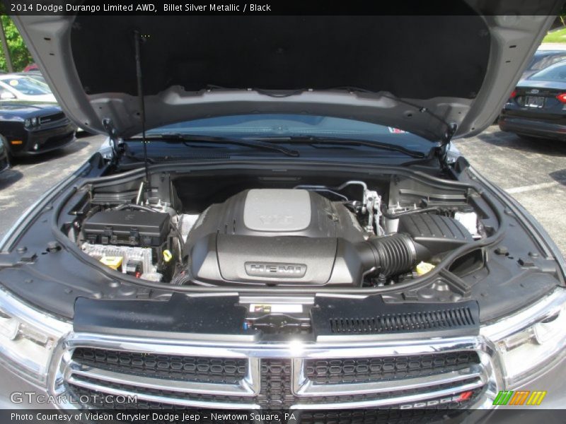Billet Silver Metallic / Black 2014 Dodge Durango Limited AWD