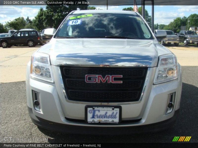 Quicksilver Metallic / Jet Black 2010 GMC Terrain SLE AWD
