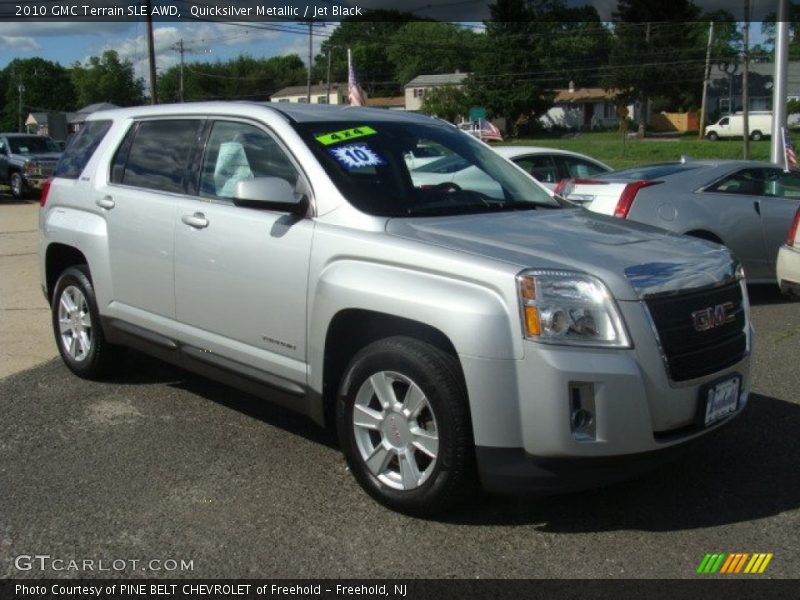 Quicksilver Metallic / Jet Black 2010 GMC Terrain SLE AWD