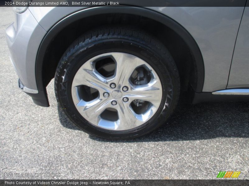 Billet Silver Metallic / Black 2014 Dodge Durango Limited AWD
