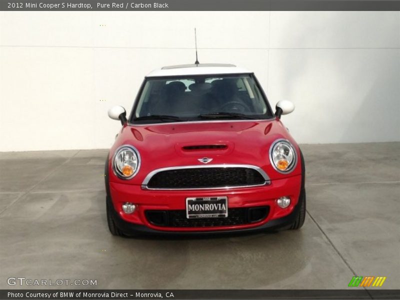 Pure Red / Carbon Black 2012 Mini Cooper S Hardtop