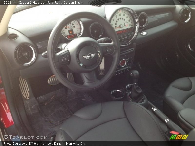 Pure Red / Carbon Black 2012 Mini Cooper S Hardtop