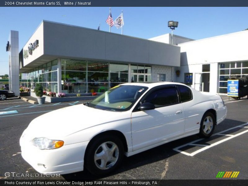 White / Neutral 2004 Chevrolet Monte Carlo SS