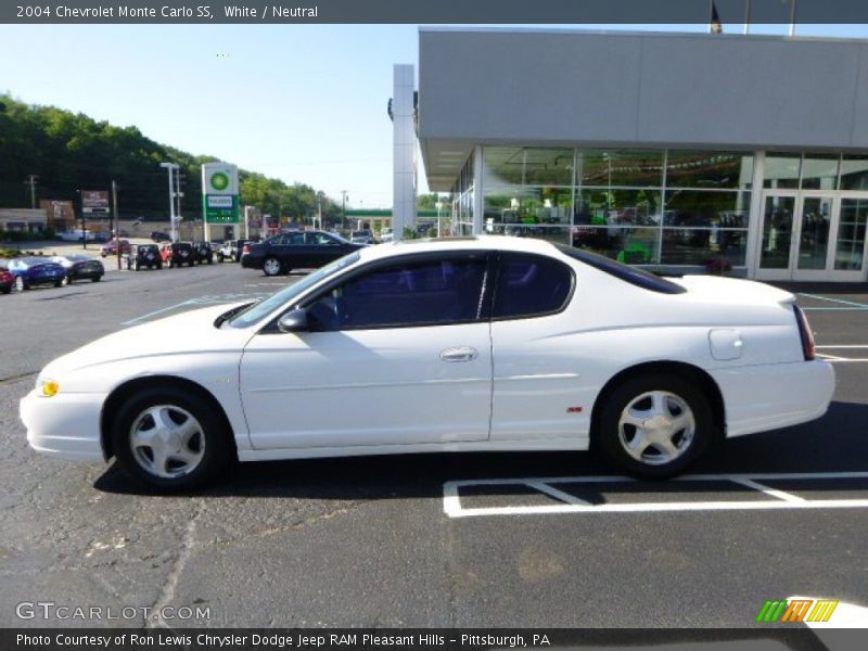 White / Neutral 2004 Chevrolet Monte Carlo SS
