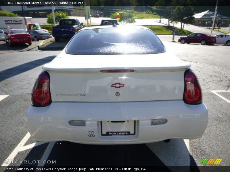 White / Neutral 2004 Chevrolet Monte Carlo SS