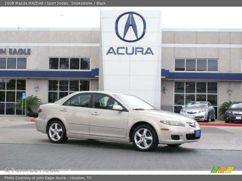 Smokestone / Black 2008 Mazda MAZDA6 i Sport Sedan