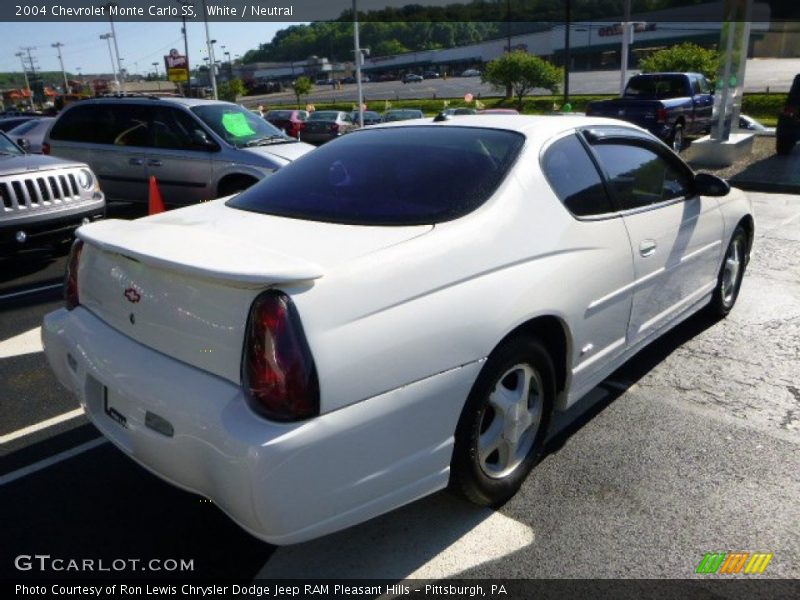 White / Neutral 2004 Chevrolet Monte Carlo SS