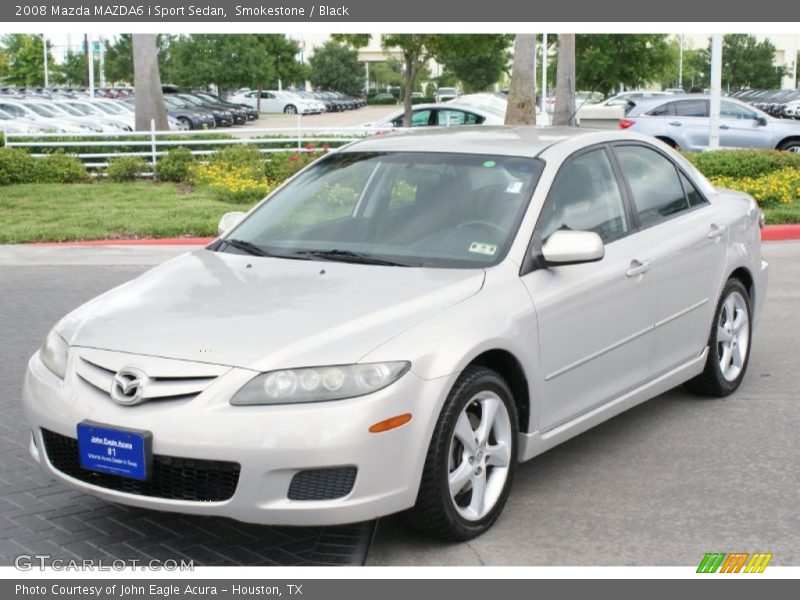Smokestone / Black 2008 Mazda MAZDA6 i Sport Sedan