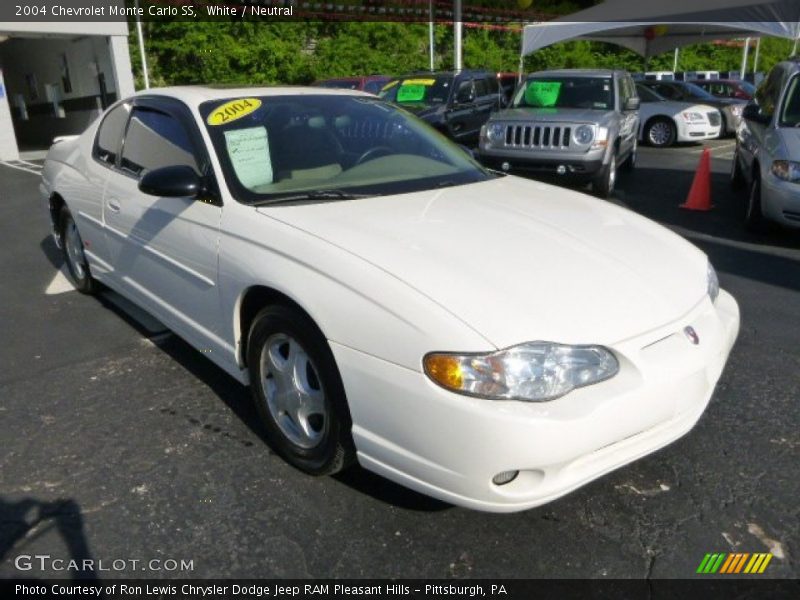 White / Neutral 2004 Chevrolet Monte Carlo SS