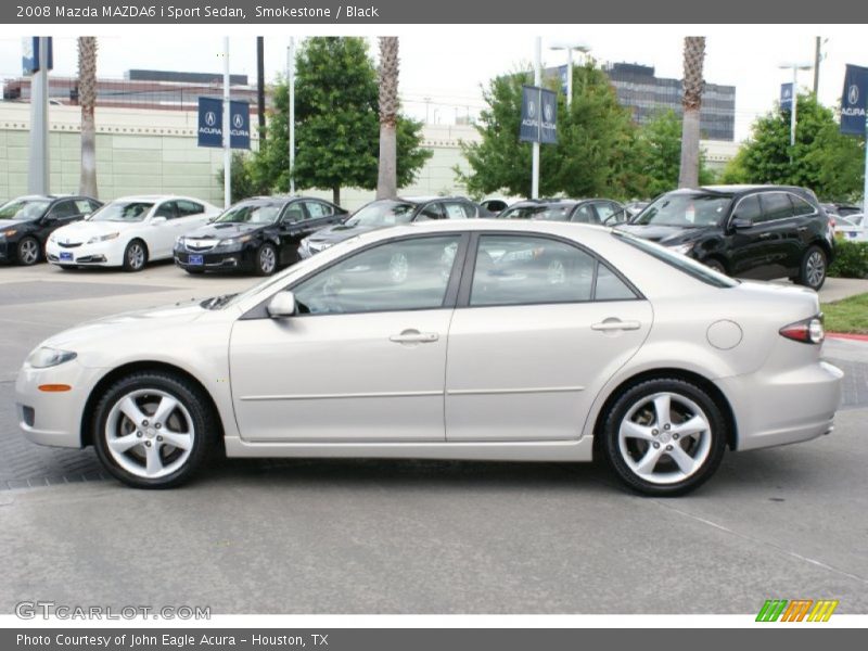 Smokestone / Black 2008 Mazda MAZDA6 i Sport Sedan