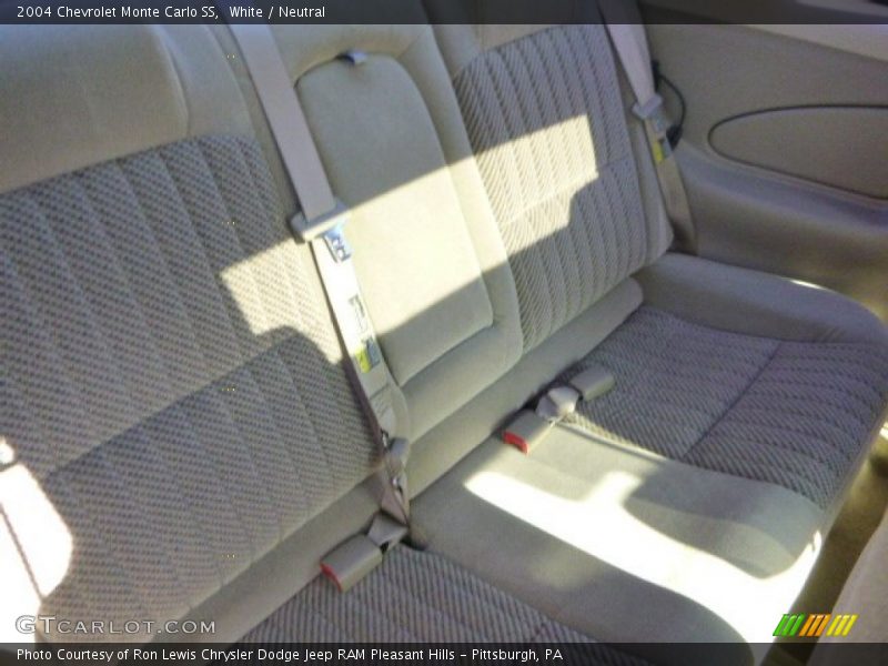 White / Neutral 2004 Chevrolet Monte Carlo SS