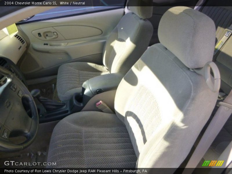 White / Neutral 2004 Chevrolet Monte Carlo SS