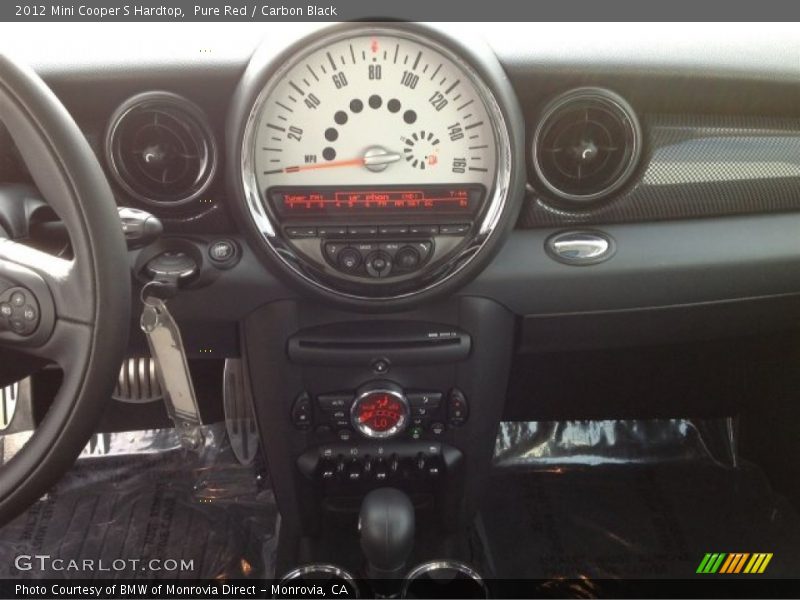 Pure Red / Carbon Black 2012 Mini Cooper S Hardtop