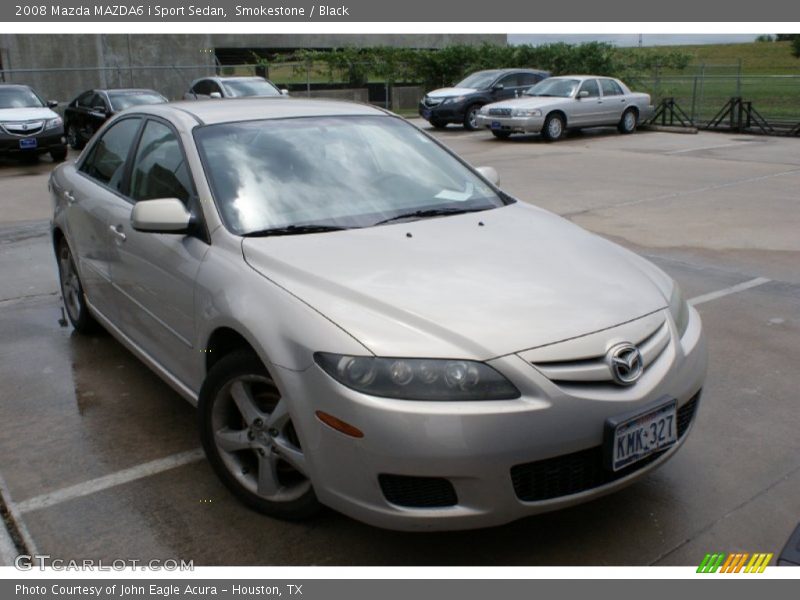 Smokestone / Black 2008 Mazda MAZDA6 i Sport Sedan